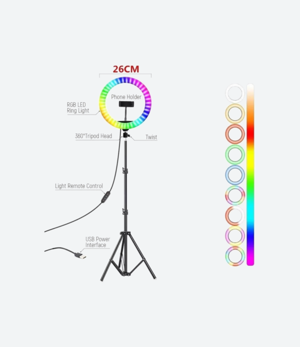 Aro Led RGB + Tripode - 00