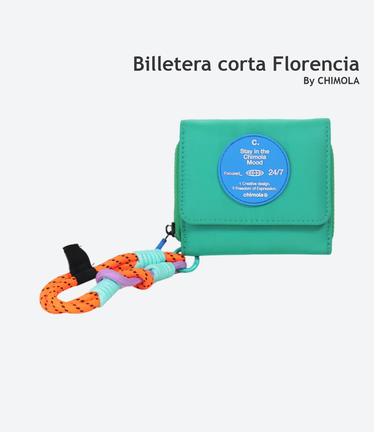 Billetera Corta Florencia Verde 01
