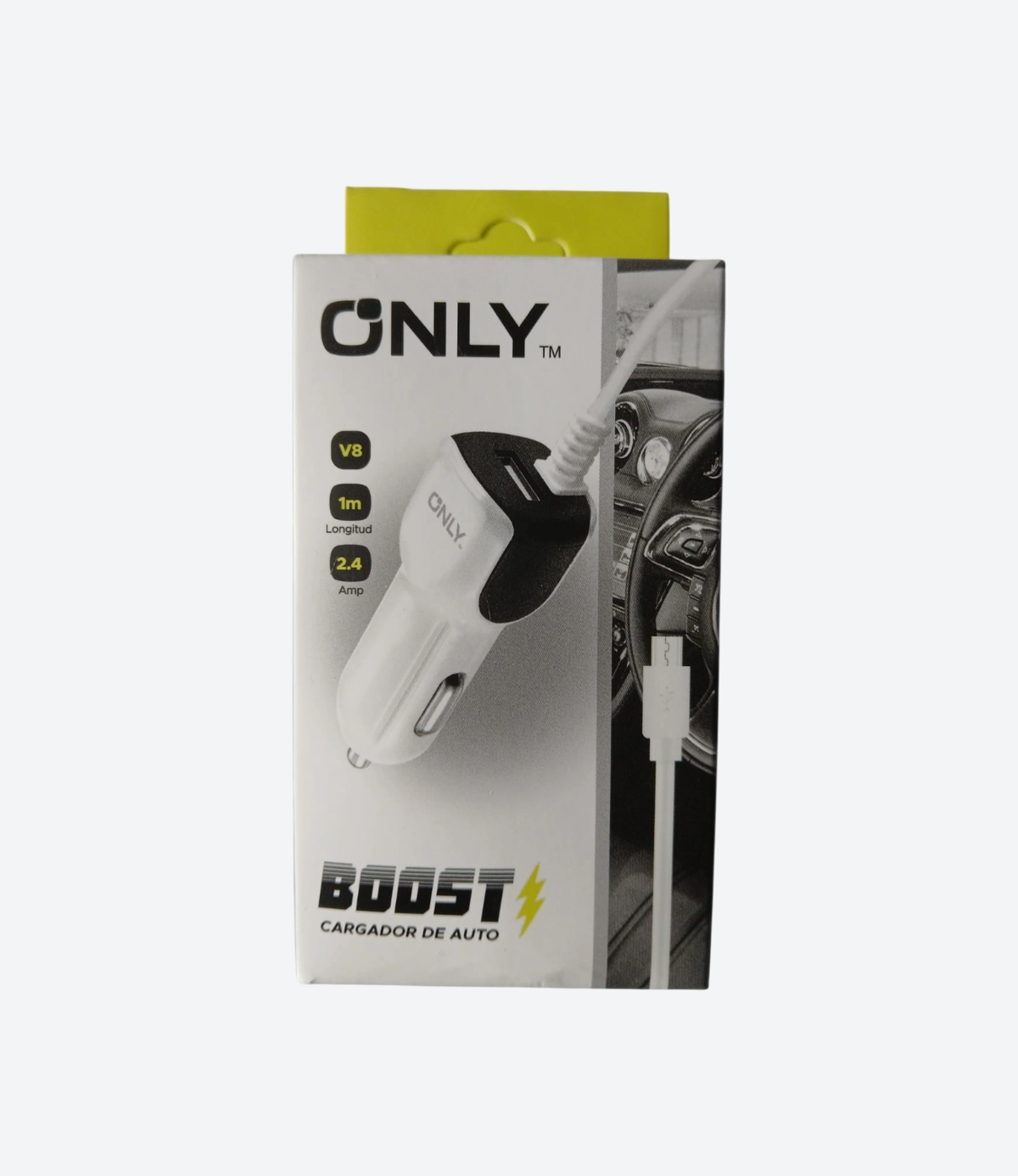 Cargador Auto Boost 3.1a Cable Micro USB - 01