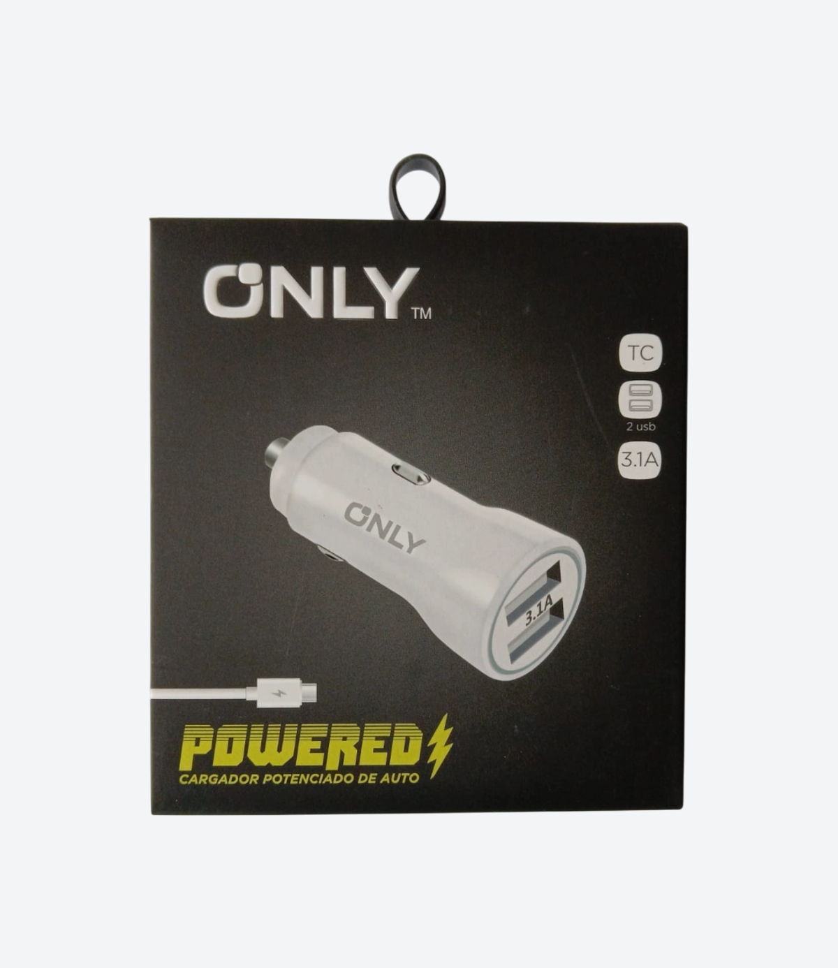 Cargador Auto Powered 3.1a Cable C - 01