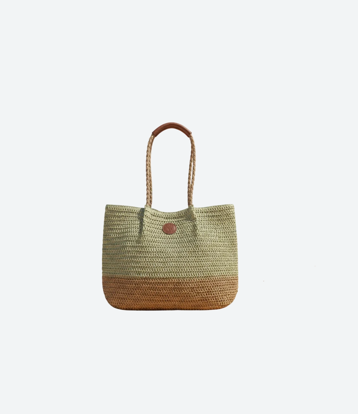 Bolso Playero Amayra Verde Yute - 01